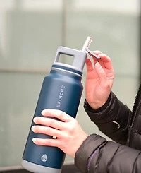 Grosche Alpine Flip 'N Sip Insulated Water Bottle with Straw 2pk 20 Oz + 40