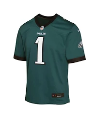 Nike Big Boys and Girls Jalen Hurts Midnight Green Philadelphia Eagles Game Jersey