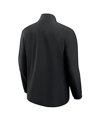 Fanatics Signature Men's Black San Francisco 49ers Front Office Woven Full-Zip Jacket