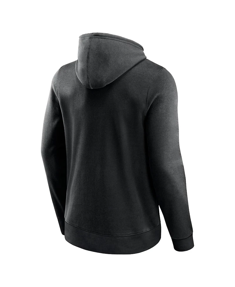 Fanatics Men's Black Charlotte Fc Halftime Pullover Hoodie