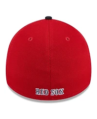 New Era Men's Red Boston Red Sox 2024 Batting Practice 39THIRTY Flex Hat