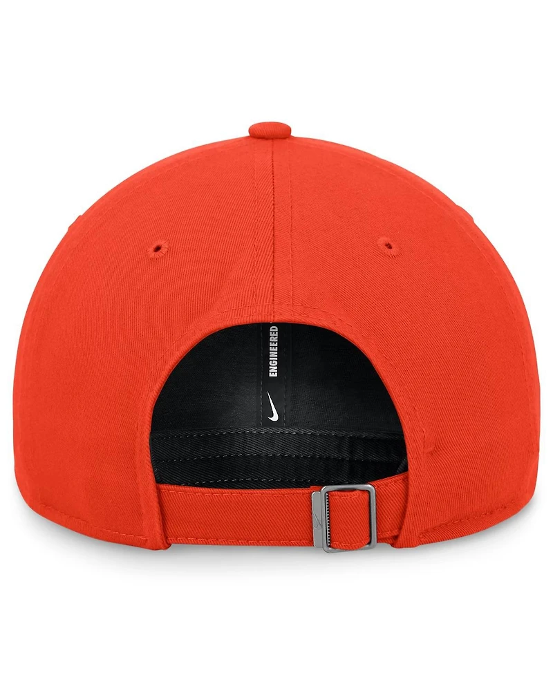 Nike Men's Orange Detroit Tigers Evergreen Club Adjustable Hat