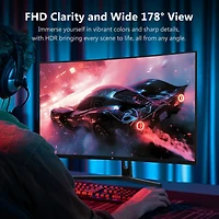 Z-edge UG32P 32 inch 1080P Full Hd 240Hz 1ms Curved Gaming Monitor, 2 x Hdmi, 2 x Dp