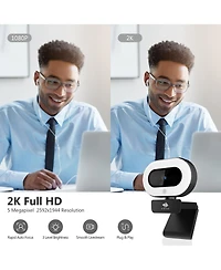 Z-edge 2K Qhd Stream Webcam Auto Focus Web Camera for Pc