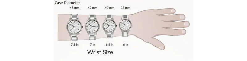 Roman Genuine Leather Silver Tone & Black Men's Watch 1292AROL