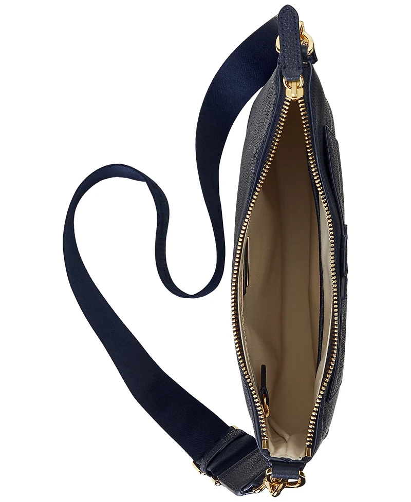 Lauren Ralph Lauren Cameryn Pebbled Leather Small Crossbody