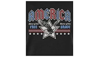 Hybrid Apparel Trendy Juniors Usa Eagle Graphic Tee