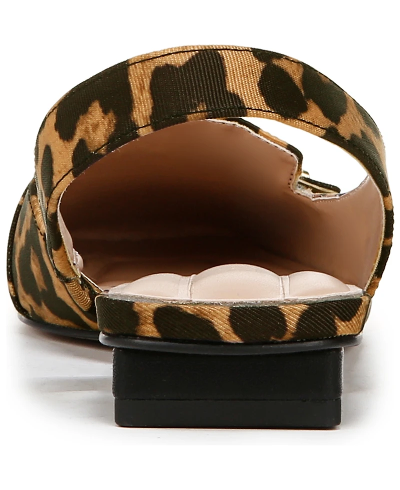 Franco Sarto Women's Teagan Square Toe Slingback Flats