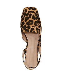 Franco Sarto Women's Teagan Square Toe Slingback Flats