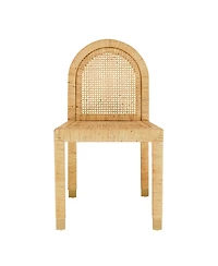 Tov Furniture 1 Pc. Rattan Arched Back Dining Chair