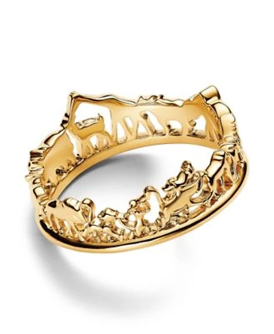 The Lion King Clasp Pandora Moments Braided Leather Bracelet