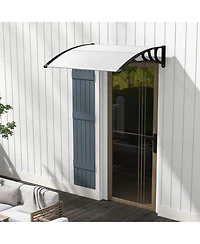 Costway 48" x 40" Window Outdoor Awning Door Canopy Exterior
