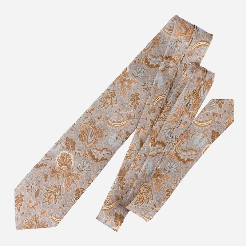 Elizabetta Men's Medici - Printed Silk Tie for Men