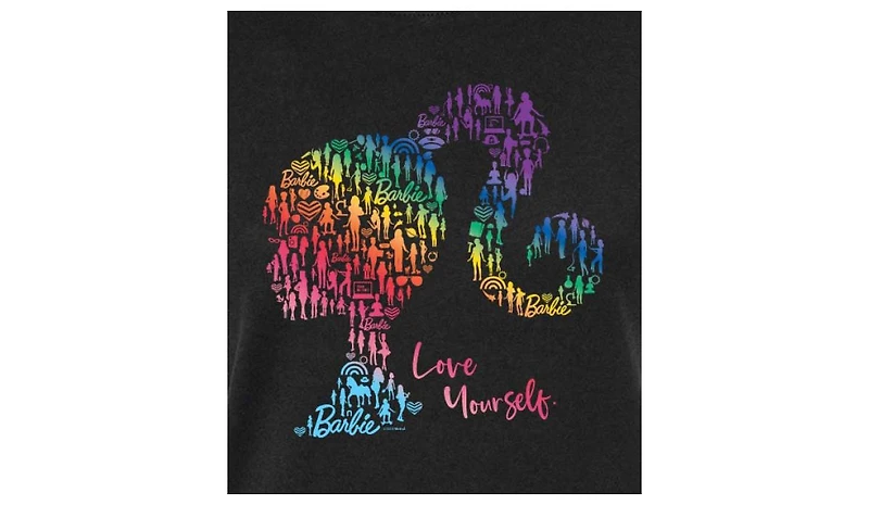 Hybrid Apparel Trendy Juniors Barbie Love Graphic Tee