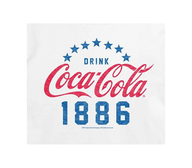 Hybrid Apparel Trendy Juniors Coca Cola Usa Cropped Tee