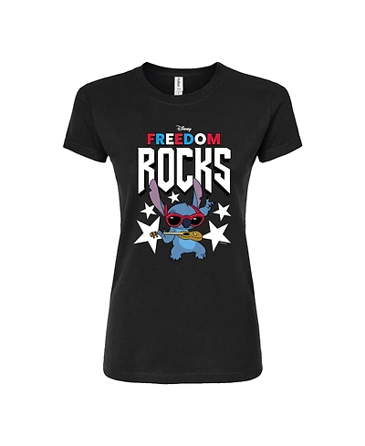 Hybrid Apparel Trendy Juniors Lilo and Stitch Usa Graphic Tee