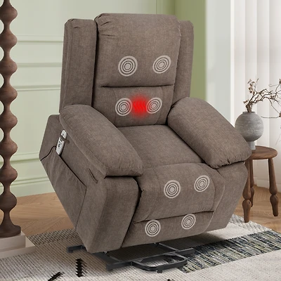 Massage Recliner Chair for Elderly with Remote Control