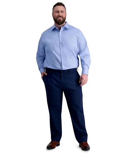 Haggar Men's Big & Tall Classic-Fit Premium Comfort Dress Shirt
