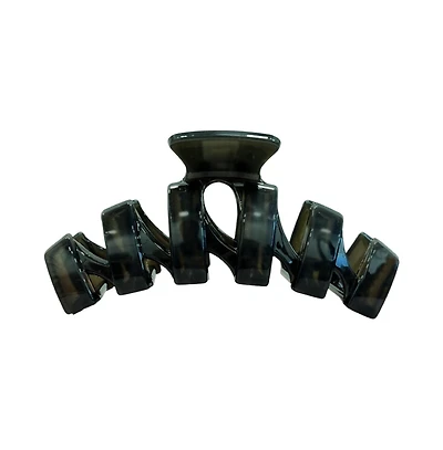 Women s Large Bendable Zig Zag Claw Clip - Stone Green