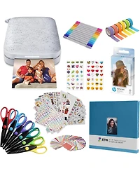 Hp Sprocket Portable 2x3" Instant Photo Printer with Scrapbook Bundle