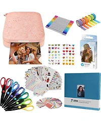 Hp Sprocket Portable 2x3" Instant Photo Printer with Scrapbook Bundle