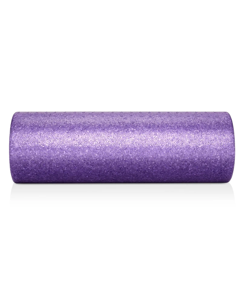 Philosophy Gym 18" High-Density Foam Roller for Exercise, Massage, Muscle Recovery - Round, Purple