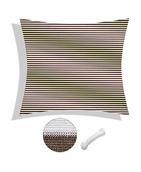 Yescom 23x22 Ft 95% Uv Block Rectangle Sun Shade Sail Canopy Cover Net Outdoor Pool