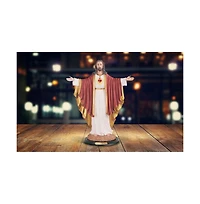 Fc Design 16"H Sacred Heart of Jesus with Open Arms Statue Holy Figurine Religious Decoration Home Decor Perfect Gift for House Warming, Holidays and
