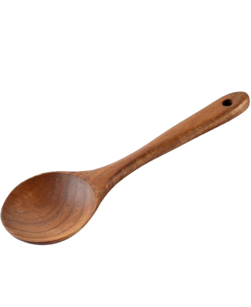Zulay Kitchen Premium Teak Wooden Spoon For Cooking