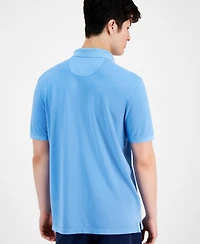 Tommy Bahama Men's Solid Cotton Short-Sleeve Lookout Polo Shirt