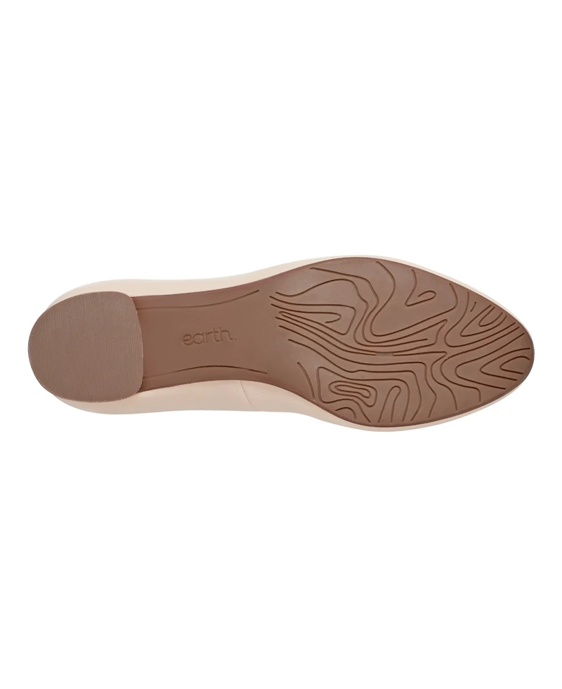 Earth Women's Rellia Block Heel Ballet Pumps