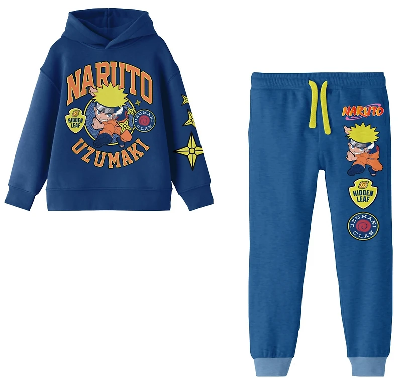 Naruto Boys Youth Hoodie and Sweatpant Set