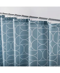 Roswell 13-Piece Geometric Print Shower Curtain Set