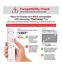 Deco Tv Frames 55" Frame for Samsung The Frame Tv 2021-2025