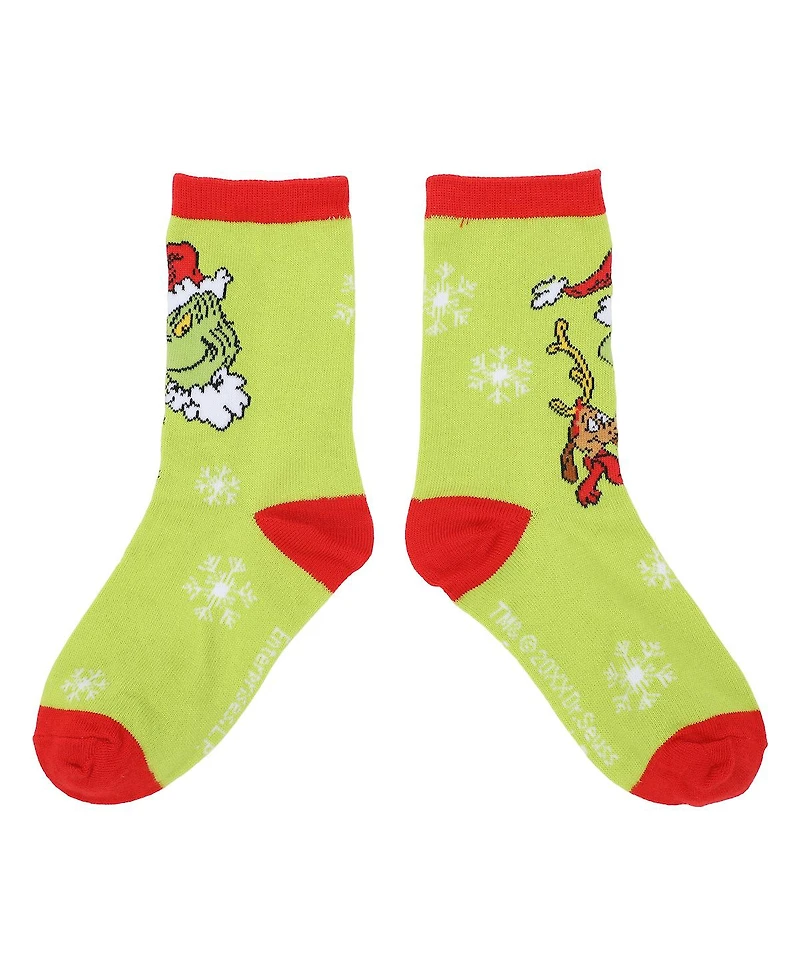 The Grinch Boys Max 3-Pair Crew Socks
