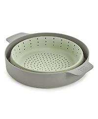 BergHOFF Balance Non-stick Silicone Collapsible Steamer Basket & Strainer 10", Recycled Material
