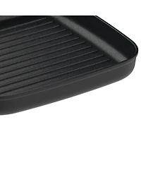 BergHOFF Graphite Non-stick Ceramic Grill Pan 11", Sustainable Recycled Material