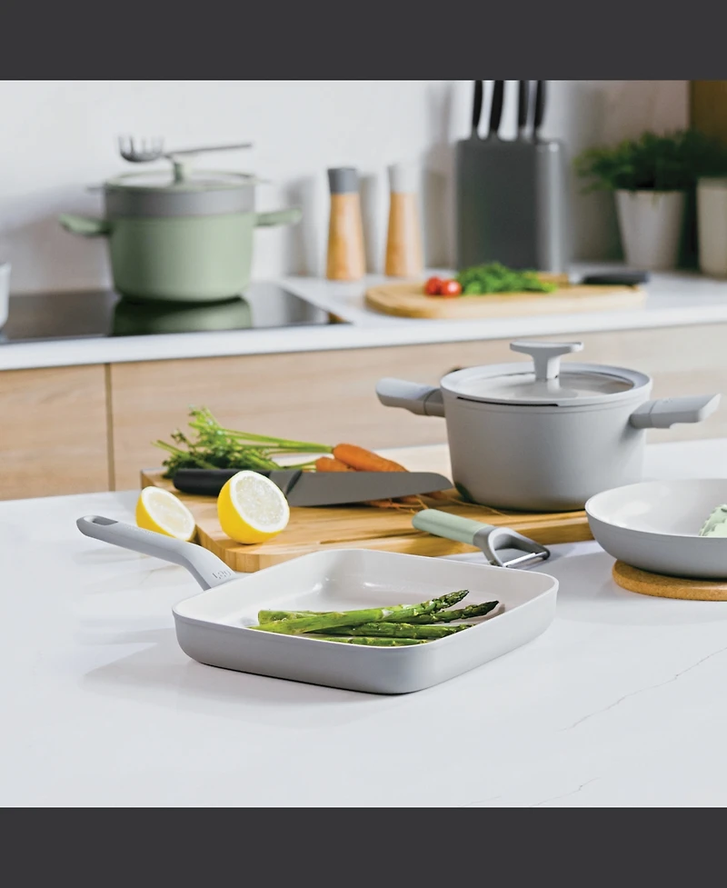 BergHOFF Balance 2Pc Non-stick Ceramic Specialty Cookware Set, Recycled Aluminum