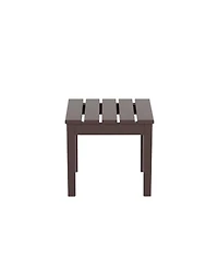 WestinTrends 5-Piece Modern Adirondack Outdoor Rocking Chair with Side Table Set