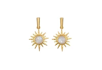 Moonstone North Star Linear Earrings