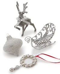 Holiday Lane Jeweled Elegance Sparkling Wreath Ornament, Exclusively at Macy's
