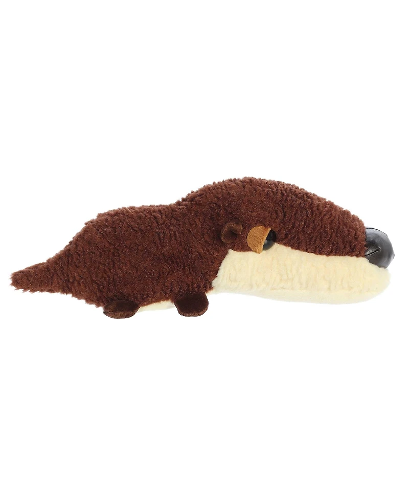 Aurora Medium Toby Otter Schnozzles Playful Plush Toy Brown 11.5"