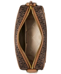 Michael Michael Kors Jet Set Logo East West Nylon Crossbody