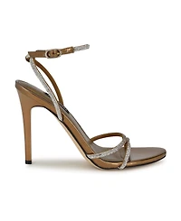 Nine West Women's Missey Open Toe Stiletto Heel Dress Sandals