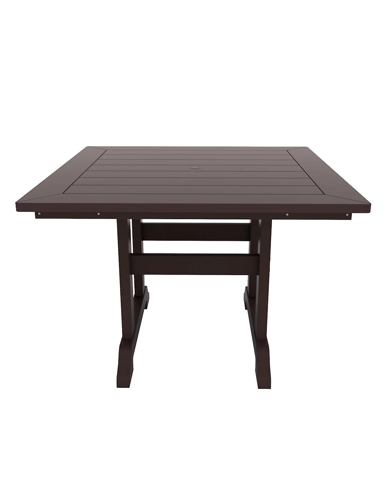 WestinTrends 43" Square Outdoor Patio Dining Table