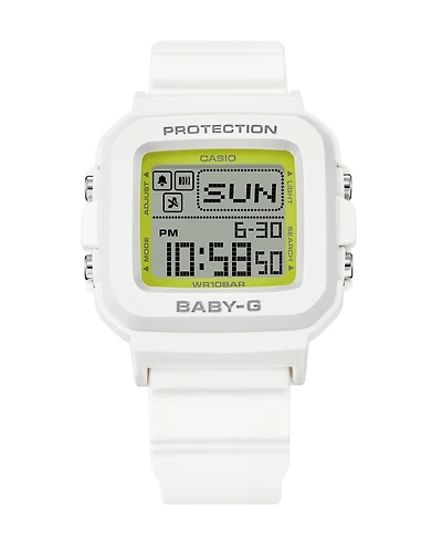 G-Shock Baby-g Women's Digital White Resin Watch, 39mm BGD10K-7