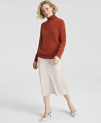 Charter Club 100% Cashmere Petite Turtleneck Sweater, Created for Macy's