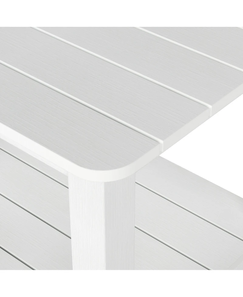 WestinTrends Outdoor Patio All-weather Modern Side Table