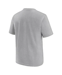 Fanatics Big Boys and Girls Heather Gray Dallas Mavericks 2024 Western Conference Champions Locker Room T-Shirt