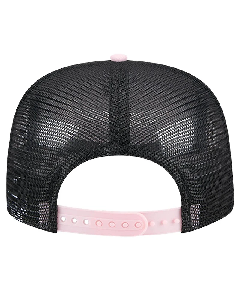 New Era Men's Black Inter Miami Cf Throwback Golfer Snapback Hat